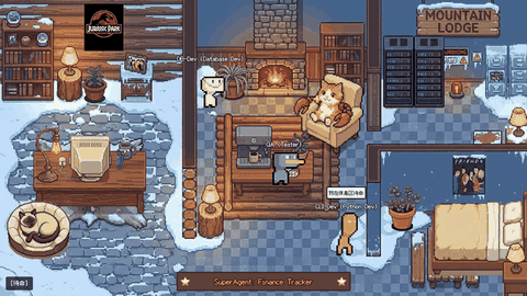 Star Office pixel-art dashboard recording